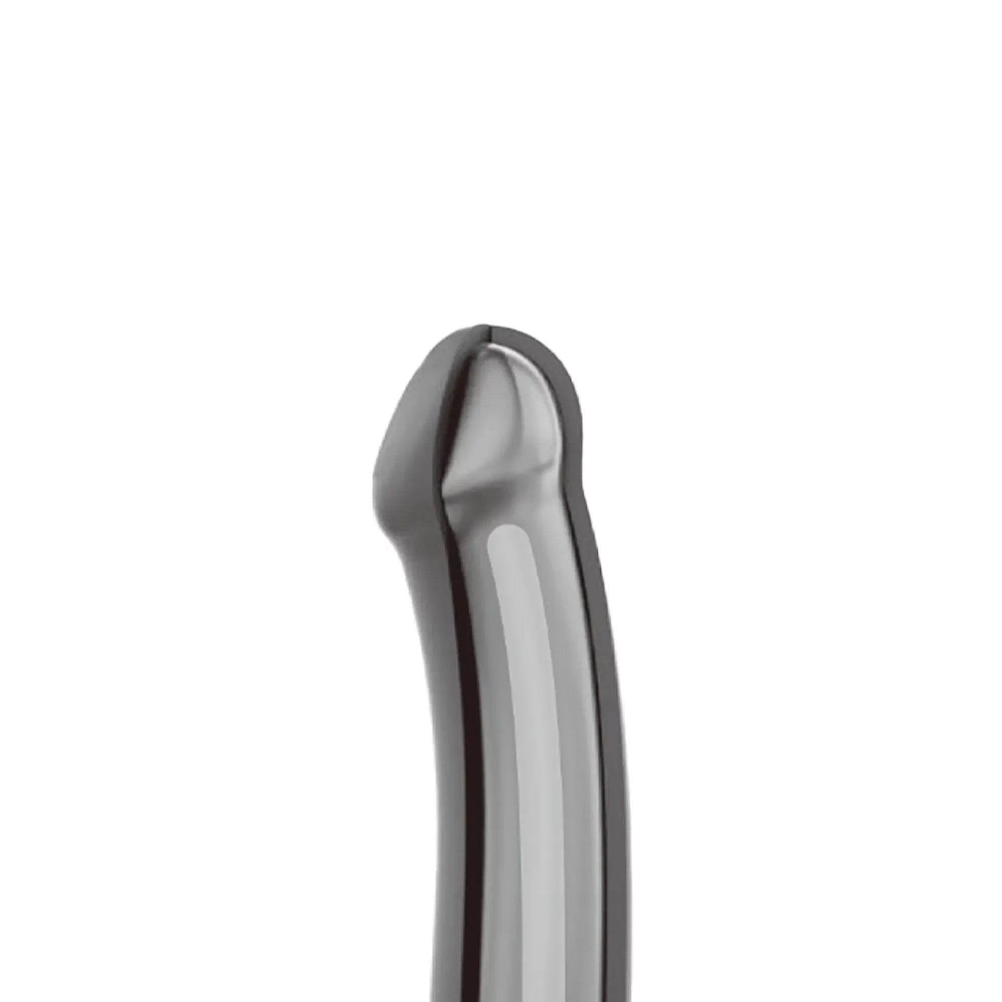 Gode en silicone - DILDO STRAP-ON DOUBLE DENSITE avec illustration de la double densité interne