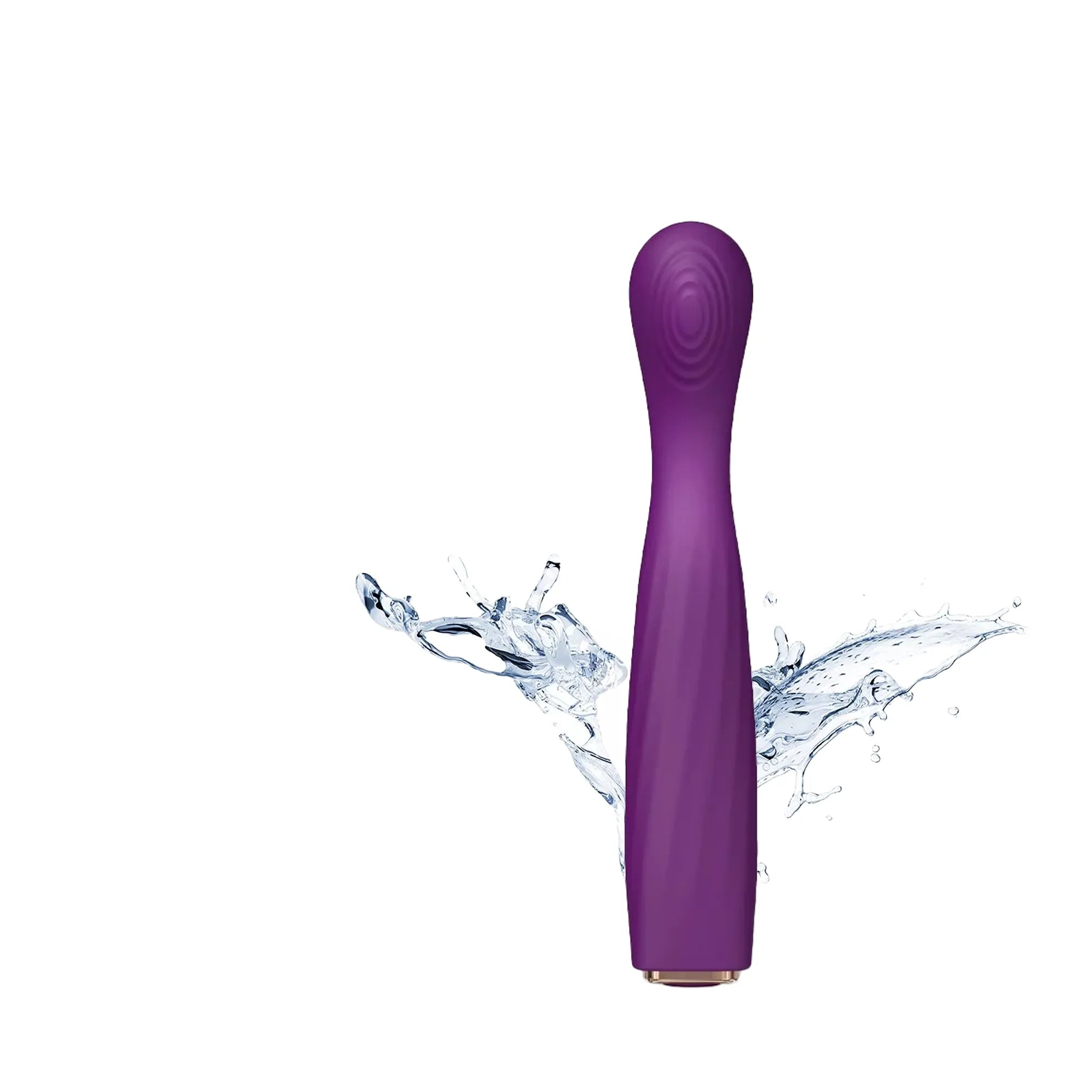 Vibromasseur Feel Me violet, waterproof avec éclaboussures d’eau