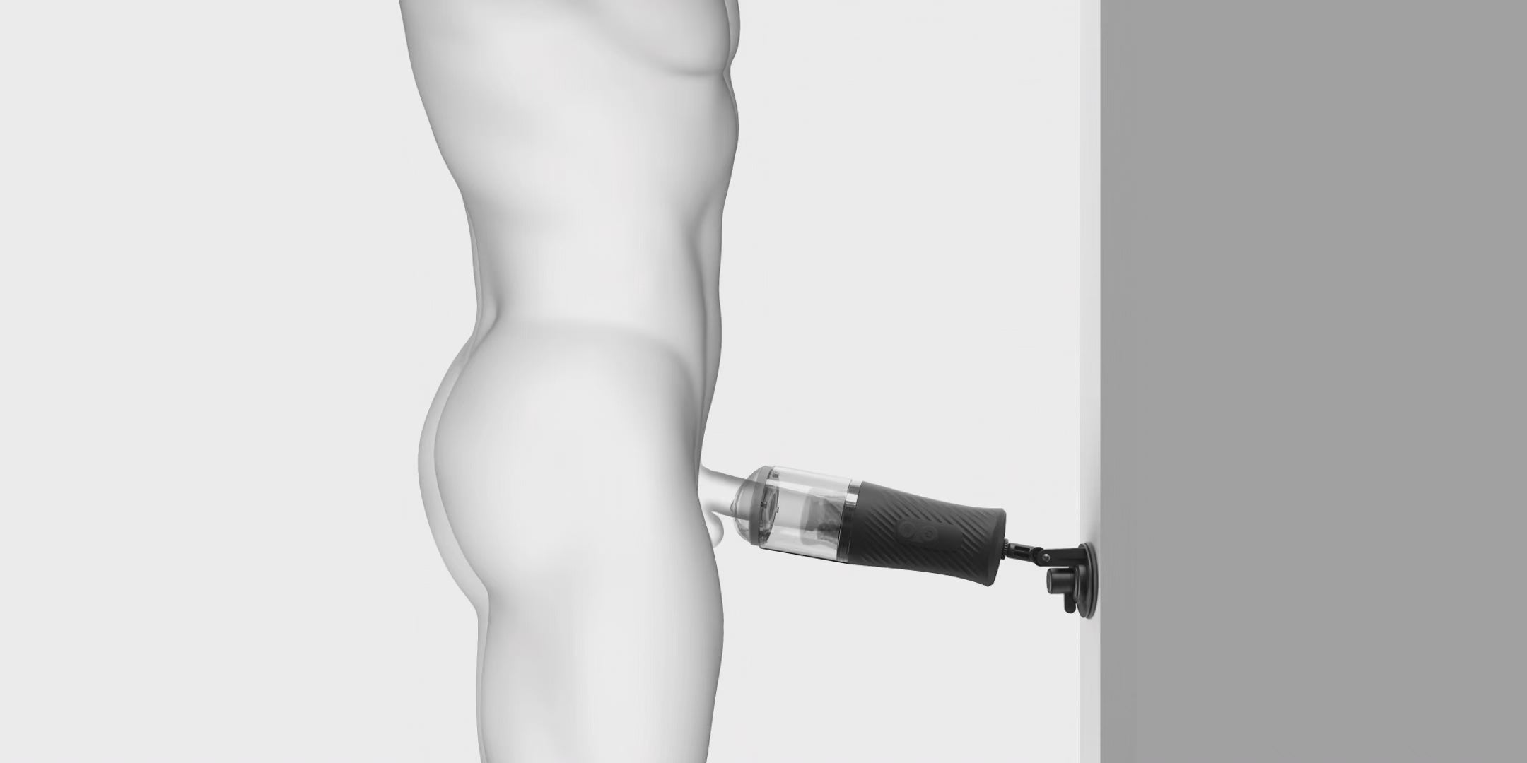 Charger la vidéo: Démonstration du masturbateur automatique Thrust Blow de Dorcel fixé sur une surface lisse, illustrant le mouvement va-et-vient.