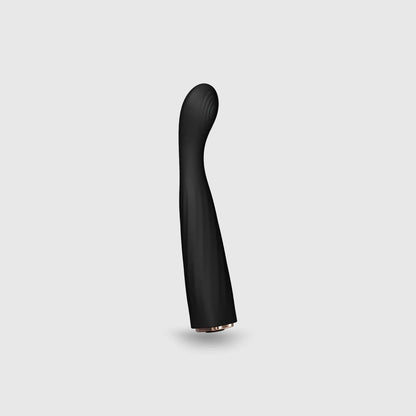 Vibromasseur Feel Me en silicone noir avec design incurvé