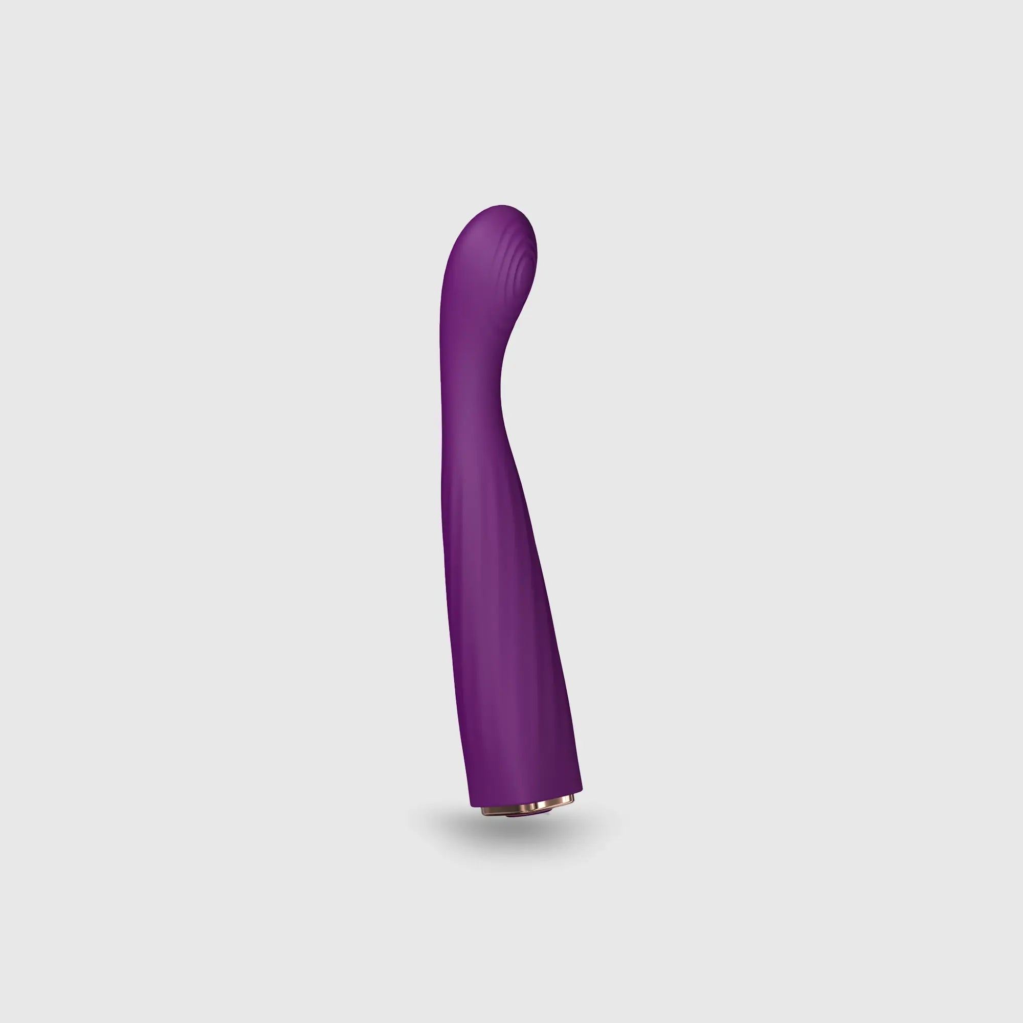 Vibromasseur Feel Me en silicone violet avec tête incurvée