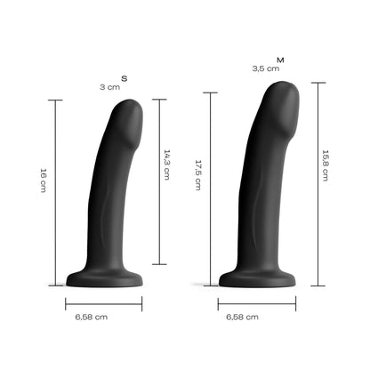 Dimensions du gode réaliste double densité en cm