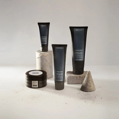 Gamme de lubrifiants Mixgliss Max présentée avec différents formats