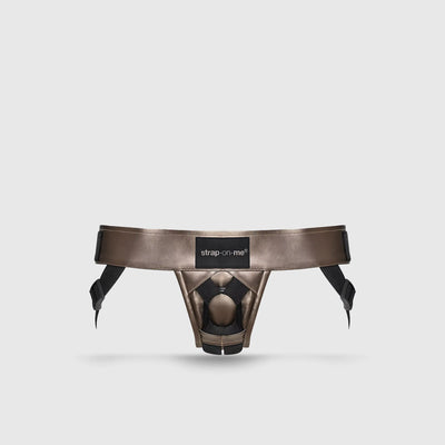 Harnais Strap-On-Me holographique, vue de face avec détails