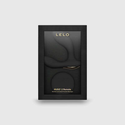 Boîte du stimulateur prostatique HUGO™ 2 REMOTE de Lelo, mettant en avant le design élégant du produit