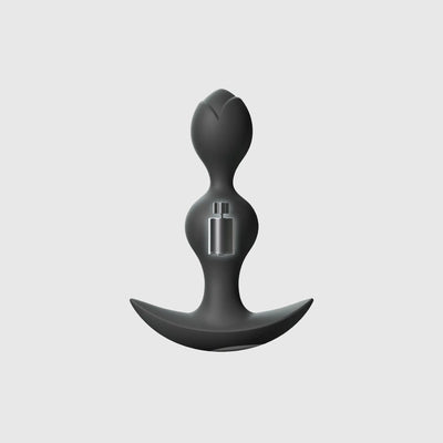 Sextoy anal Twinny Bud avec moteur visible, design ergonomique