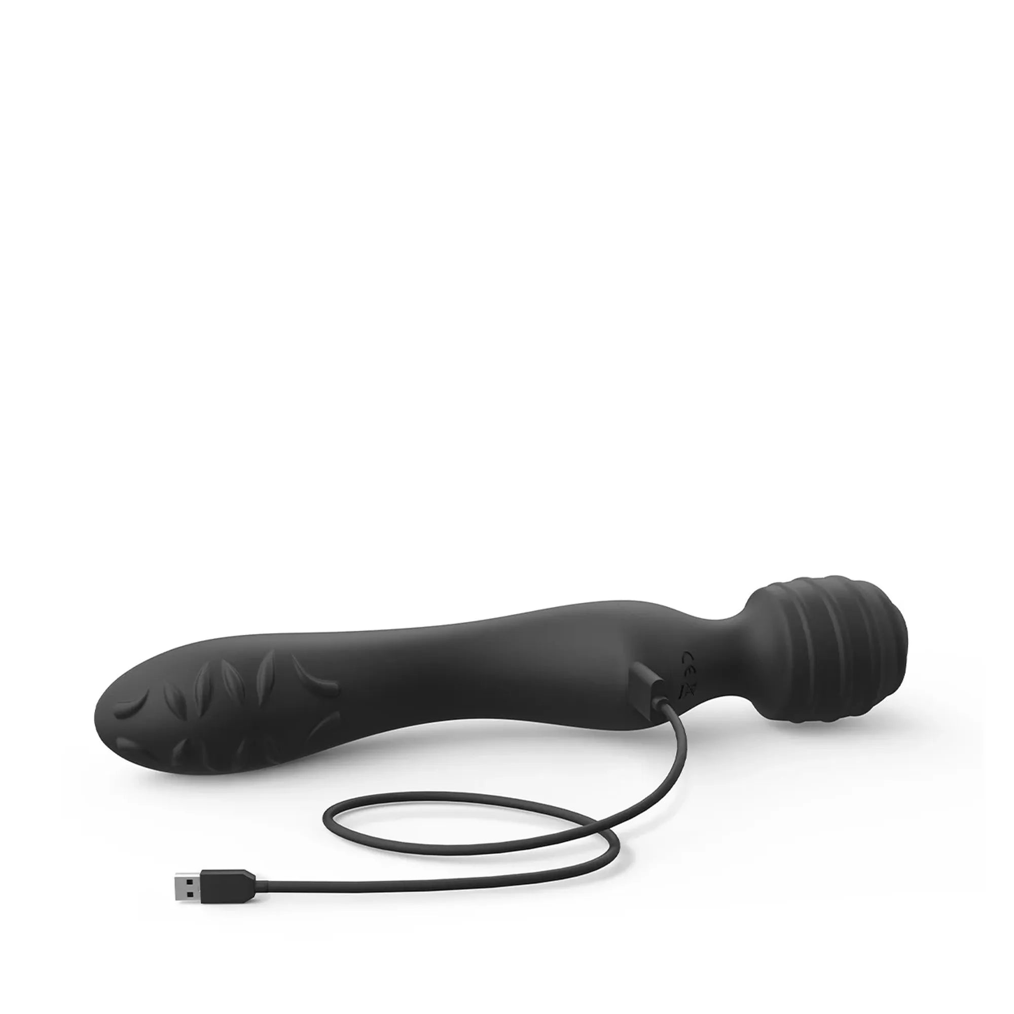 Vibromasseur point G et clitoris TWIST - BLACK ONYX avec câble de recharge USB