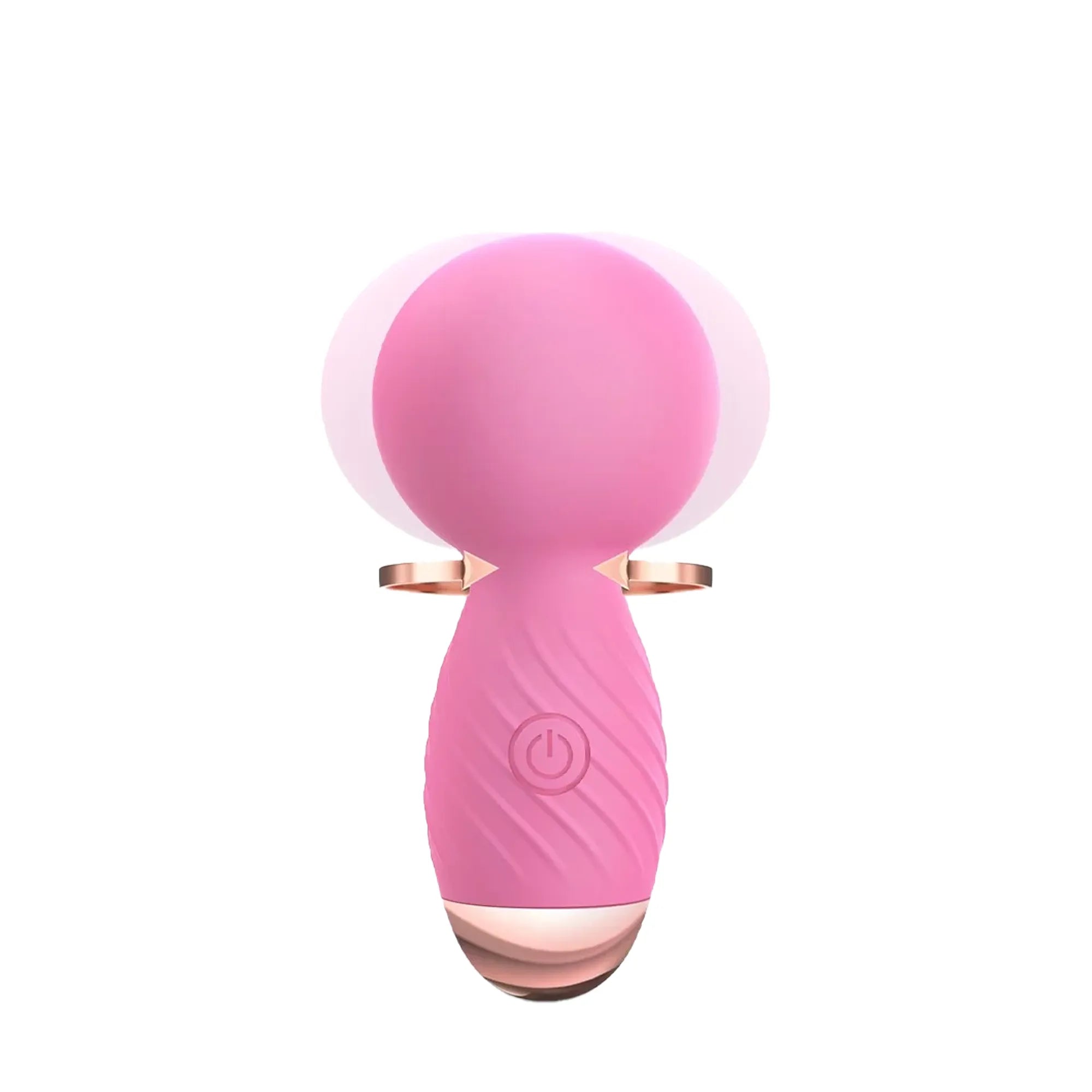 Vibromasseur miniature Itsy Bitsy rose avec tête flexible pour stimulation clitoridienne.