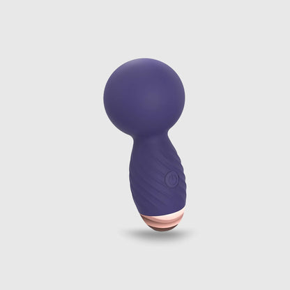 Vibromasseur rechargeable USB Itsy Bitsy violet avec tête flexible